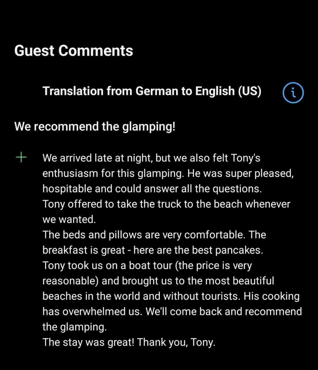 Tony's Country Glamping With With Private Wash *